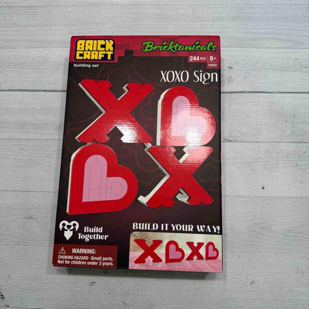 Brick Craft Bricktanicals XOXO‎ valentines day building block NEW